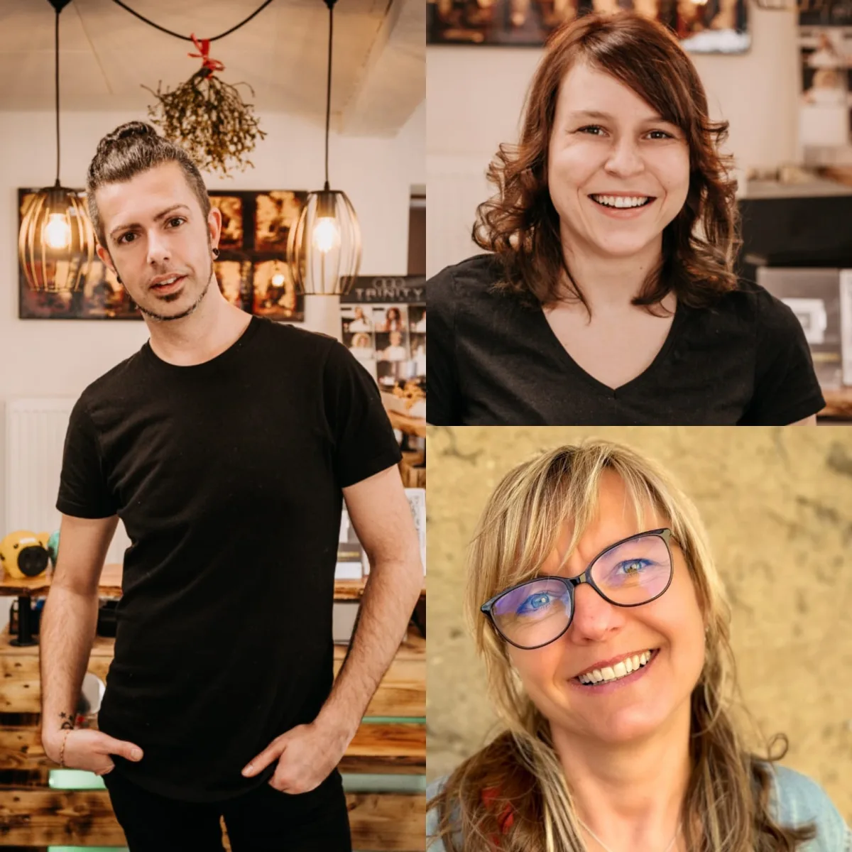 Eddy, Kerstin und Daniela – das Team der Haar Manufaktur